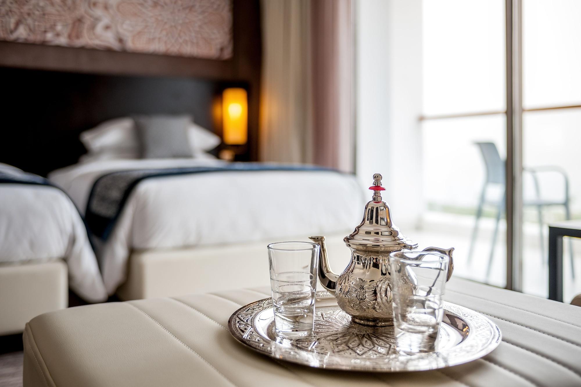 Hyatt Place Taghazout Bay Екстер'єр фото A Moroccan tea set